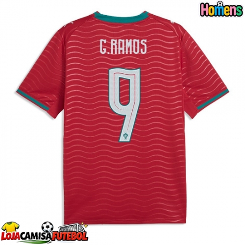 Camisa de Futebol Portugal Goncalo Ramos #9 Equipamento Principal Mundo 2026 Manga Curta